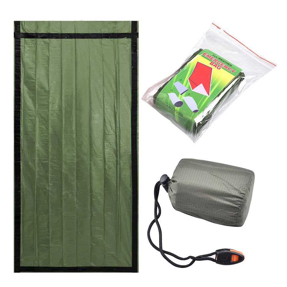 Survival Blanket Reflective - 210x90cm Waterproof Portable Reflective Layer Sleeping