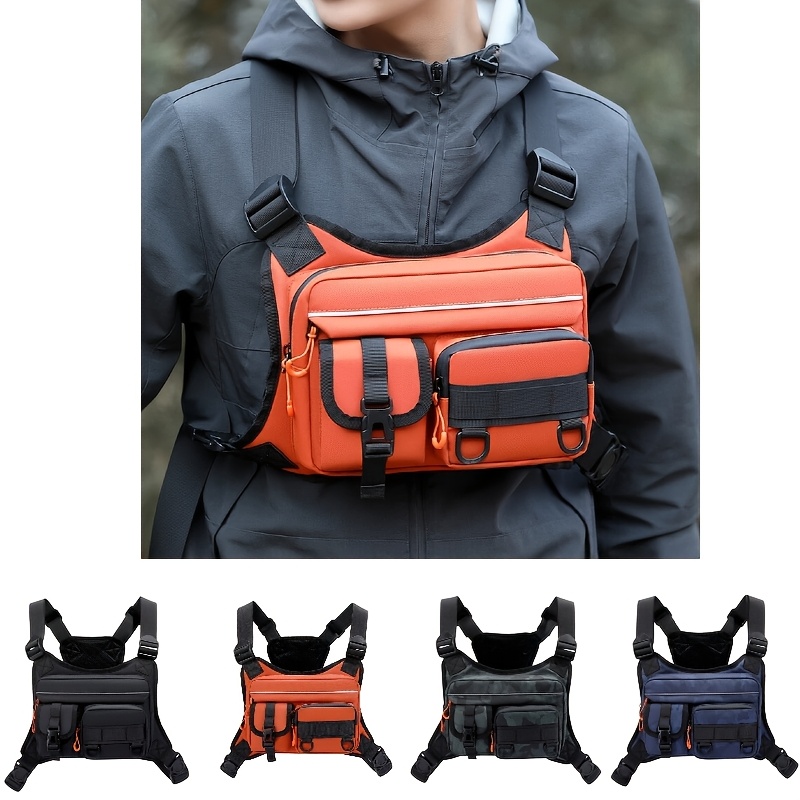 Men's Tactical Chest Bag, Runn - مراجعة Fishing Kit Compact وسعره