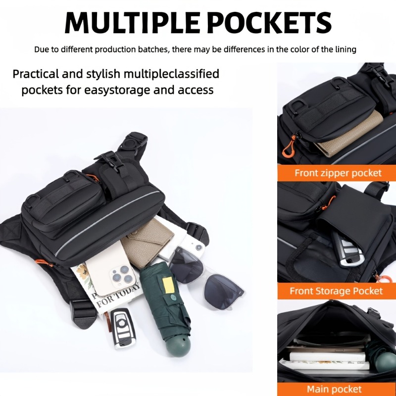 Men's Tactical Chest Bag, Runn - مراجعة Fishing Kit Compact وسعره
