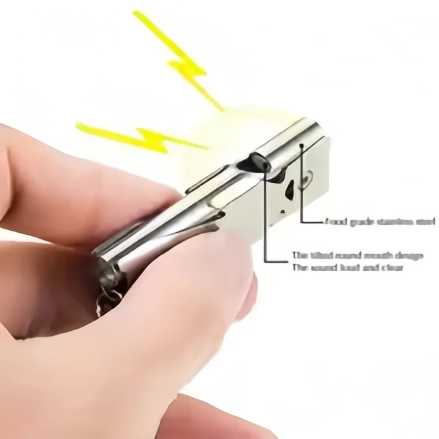 Survival Whistle Keychain Emer - مراجعة Emergency Whistle Loud وسعره