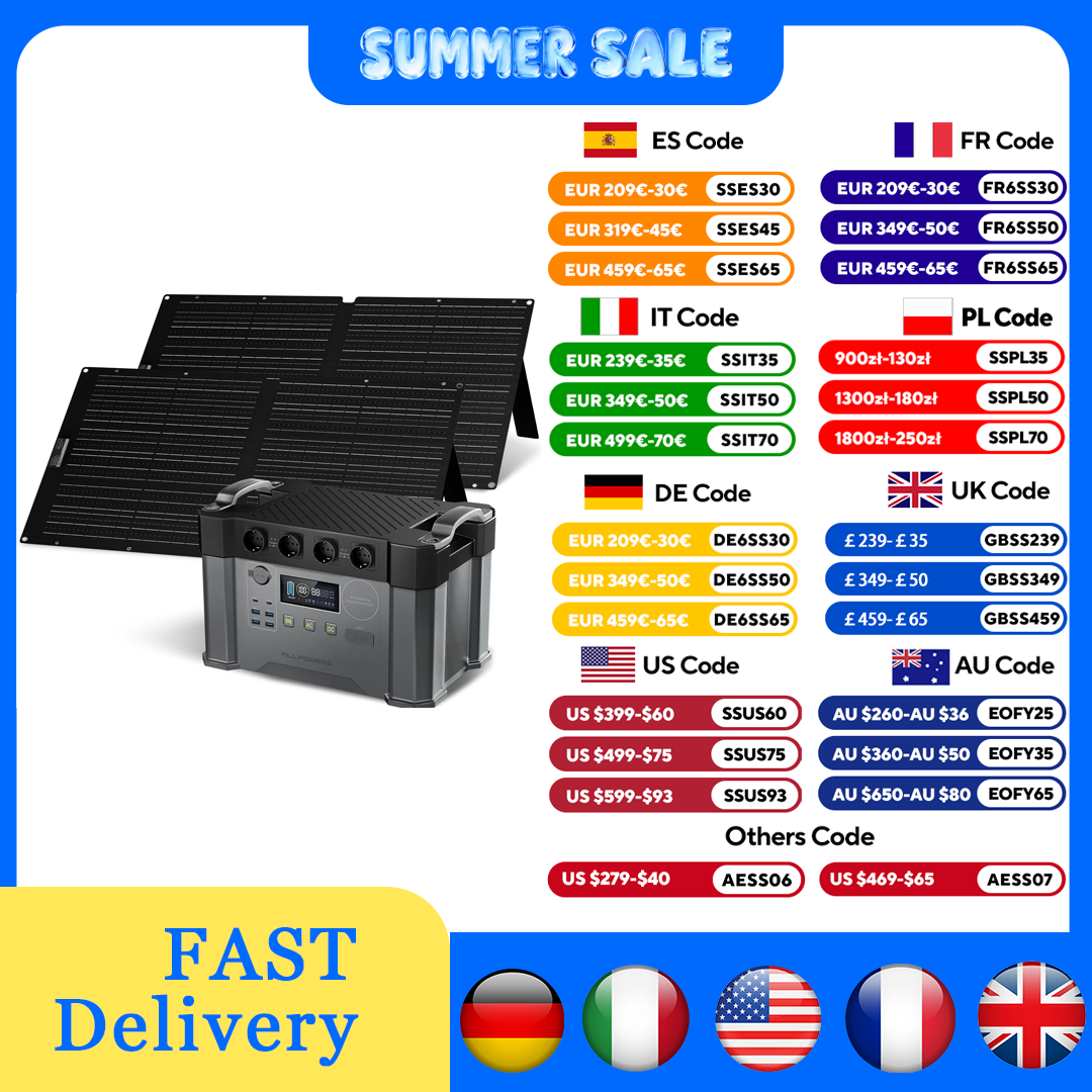 ALLPOWERS S2000 Pro Outdoor Ge - مراجعة Solar Emergency Charger وسعره
