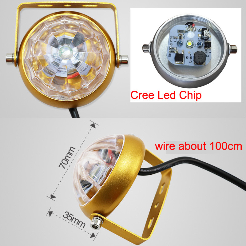 Multiple Colors Universal LED  - مراجعة Sos Light Strobe وسعره