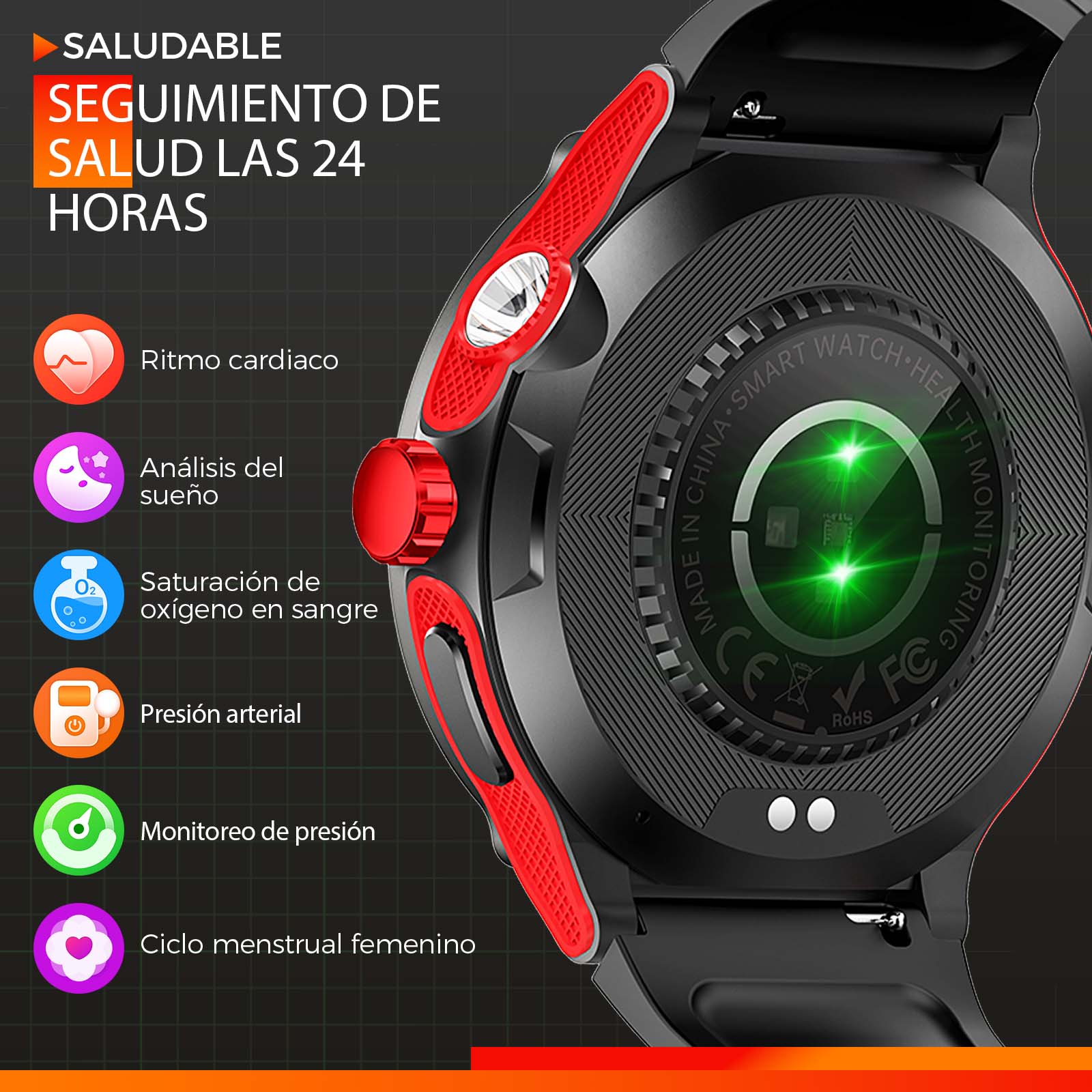 EIGIIS Smart Watch 3ATM Waterp - مراجعة Compass Lensatic وسعره