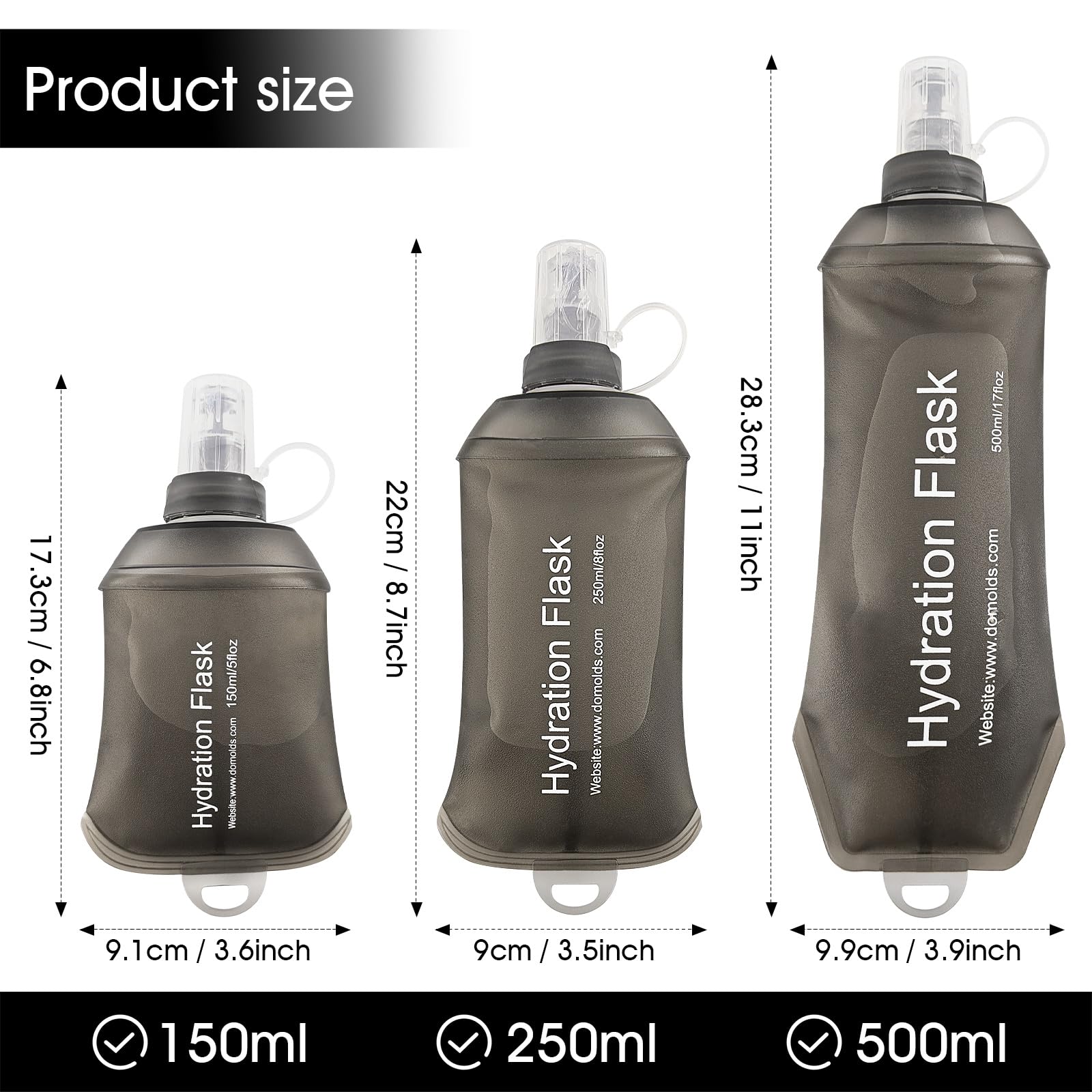 Soft Flask, TPU Collapsible So - مراجعة Water Bag Collapsible وسعره