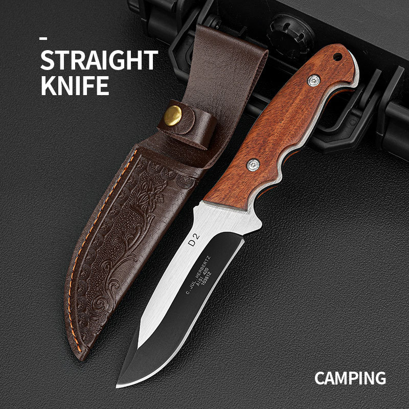 1PC Stainless Steel Kitchen Kn - مراجعة Bushcraft Knife Fixed وسعره