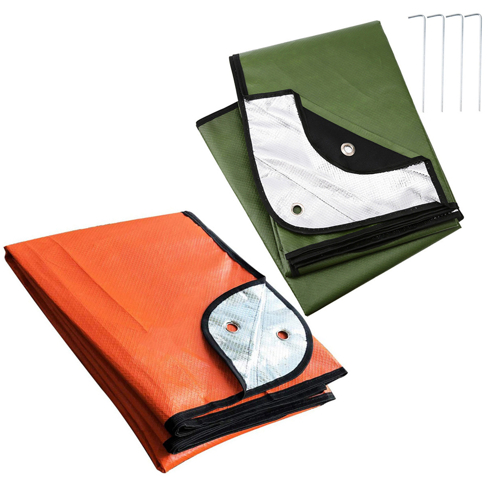 For Camping For Hiking Surviva - مراجعة Survival Blanket Reflective وسعره