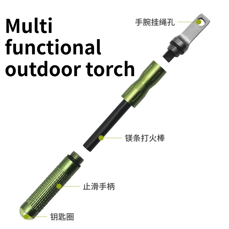 2PCS  Multifunctional Flint Wa - مراجعة Magnesium Fire Starter وسعره