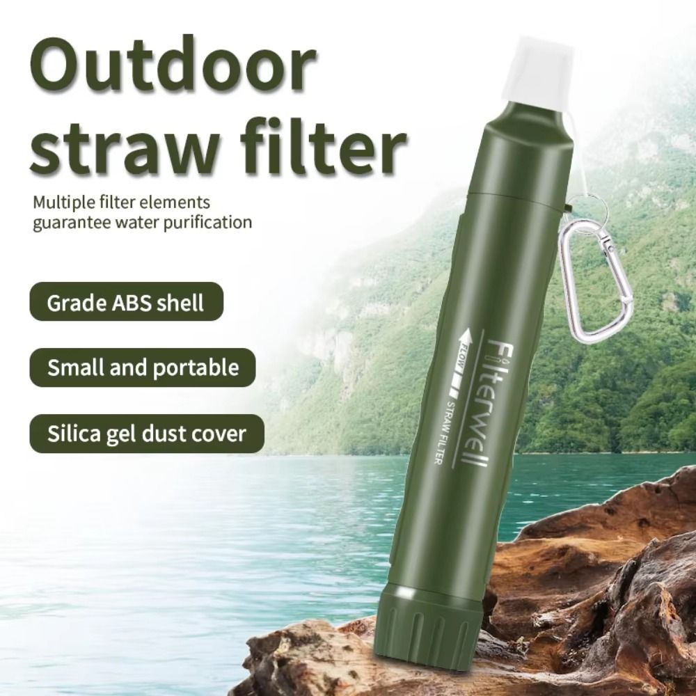 Mini Mini Water Filter Straw S - مراجعة Water Purification Straw وسعره