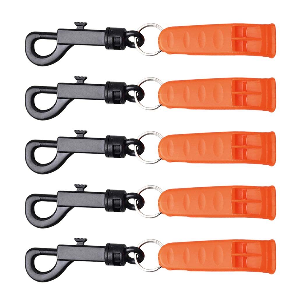 10Pcs Rescue Whistles Plastic  - مراجعة Emergency Whistle Loud وسعره