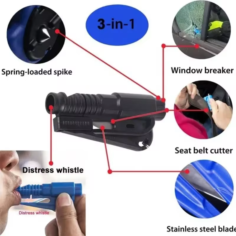 Compact 3-in-1 Safety Hammer A - مراجعة Rescue Rope Throw وسعره