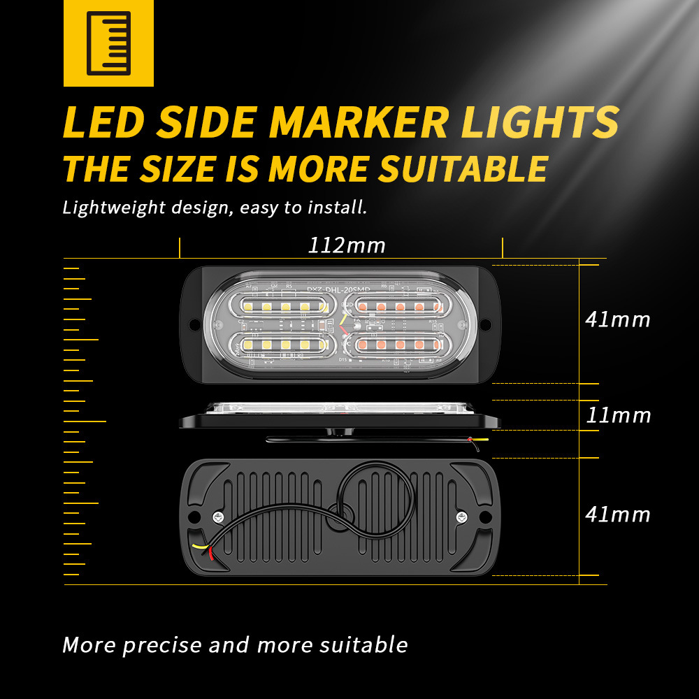 1pcs Led Strobe Warning Light  - مراجعة Sos Light Strobe وسعره