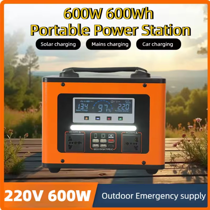 Original 220V 40AH Portable Po - مراجعة Solar Emergency Charger وسعره