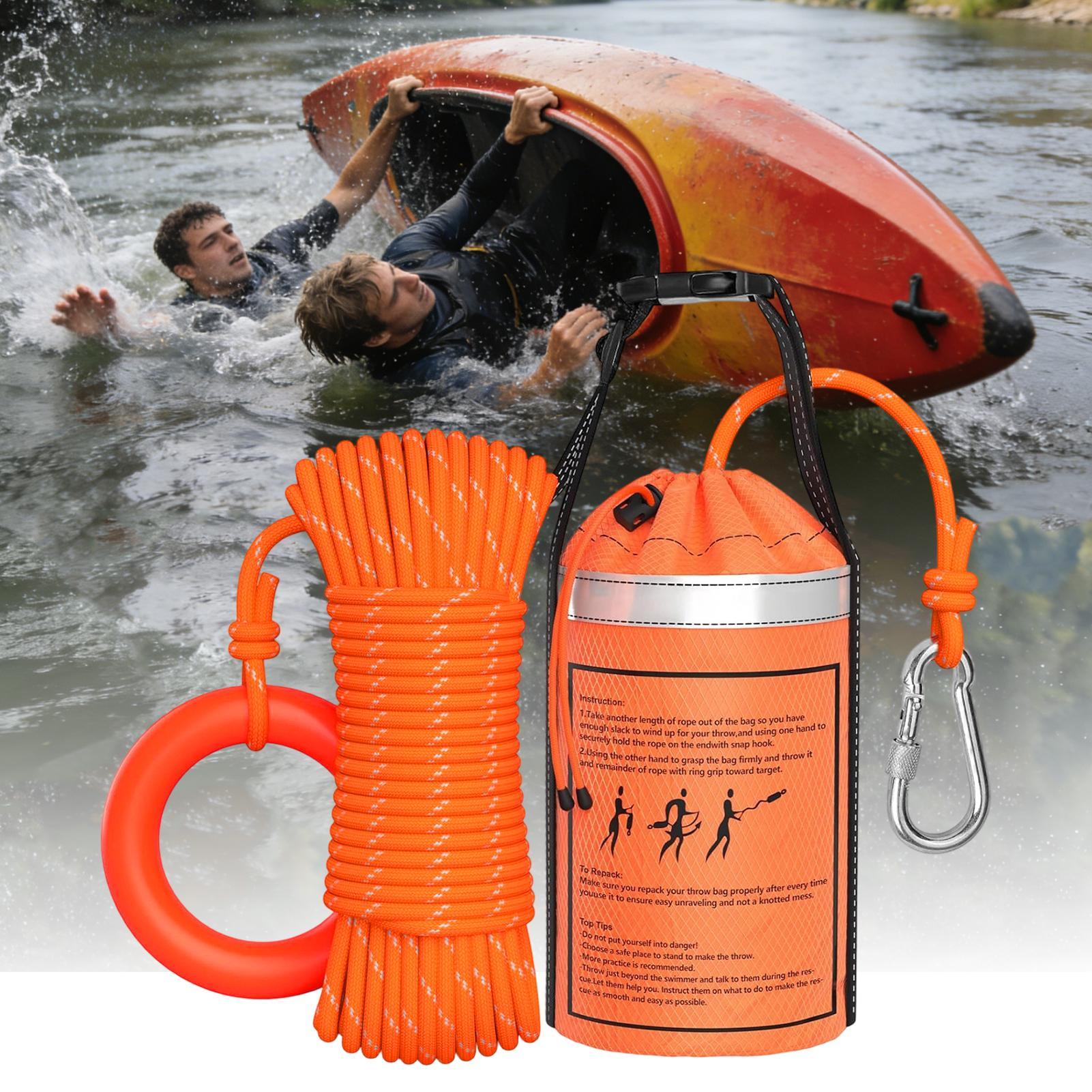 Water Rescue Throw Bag With Ro - مراجعة Rescue Rope Throw وسعره