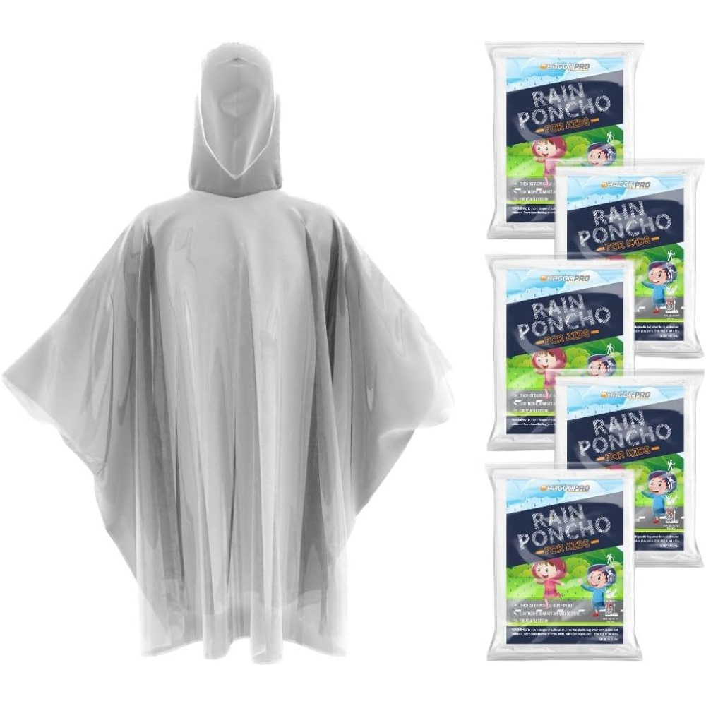 Hagon PRO Disposable Rain Ponc - مراجعة Emergency Poncho Rain وسعره