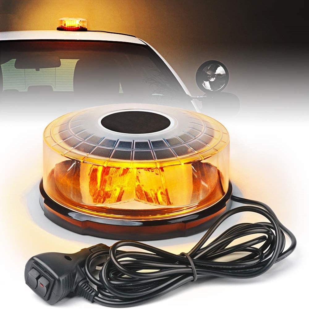 Yellow 24 LED Car Roof Ceiling - مراجعة Sos Light Strobe وسعره
