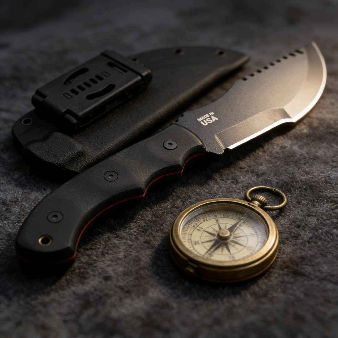 TOPS Tracker - Jungle Rescue K - مراجعة Bushcraft Knife Fixed وسعره