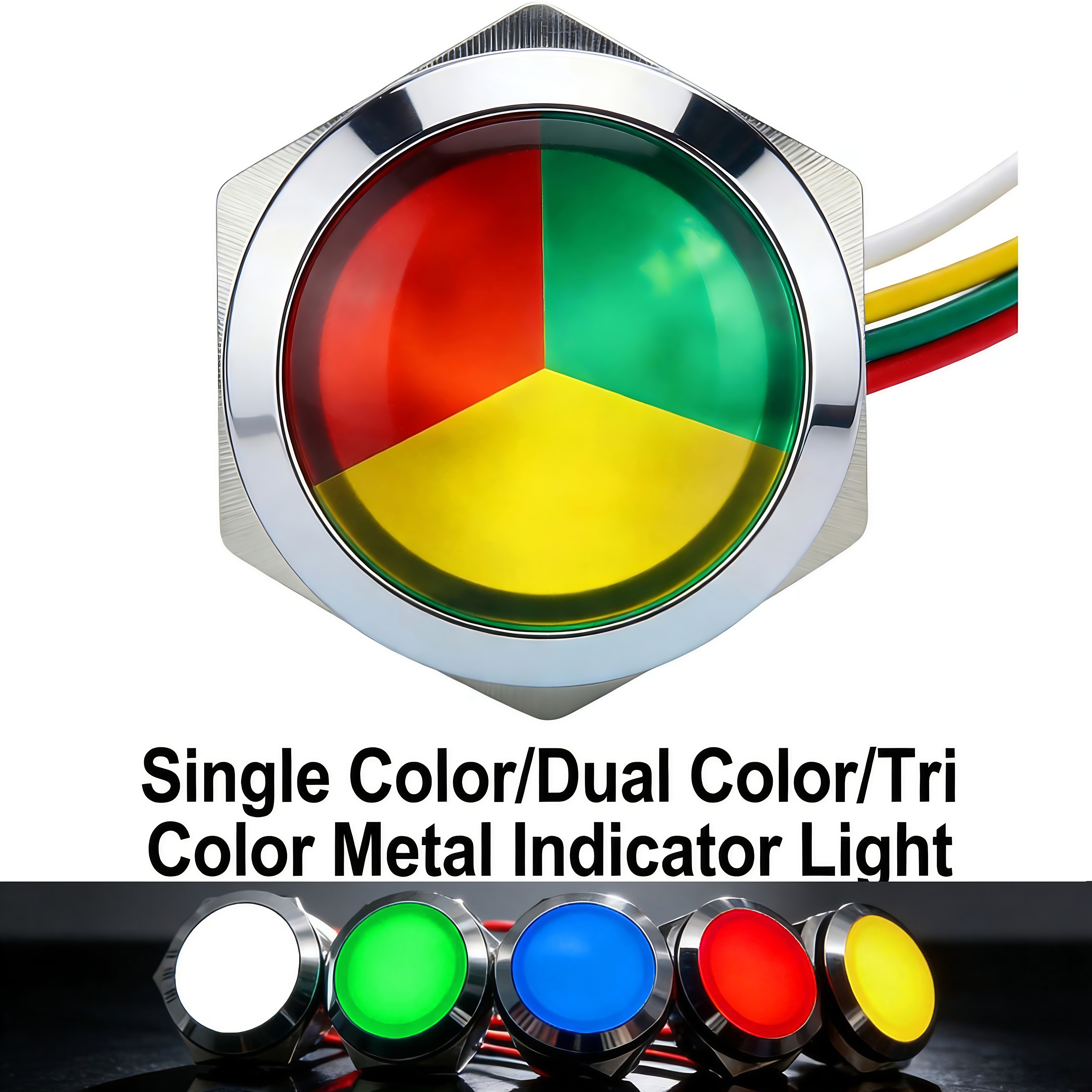 Metal LED Indicator Light 12mm - مراجعة Signal Panel Orange وسعره