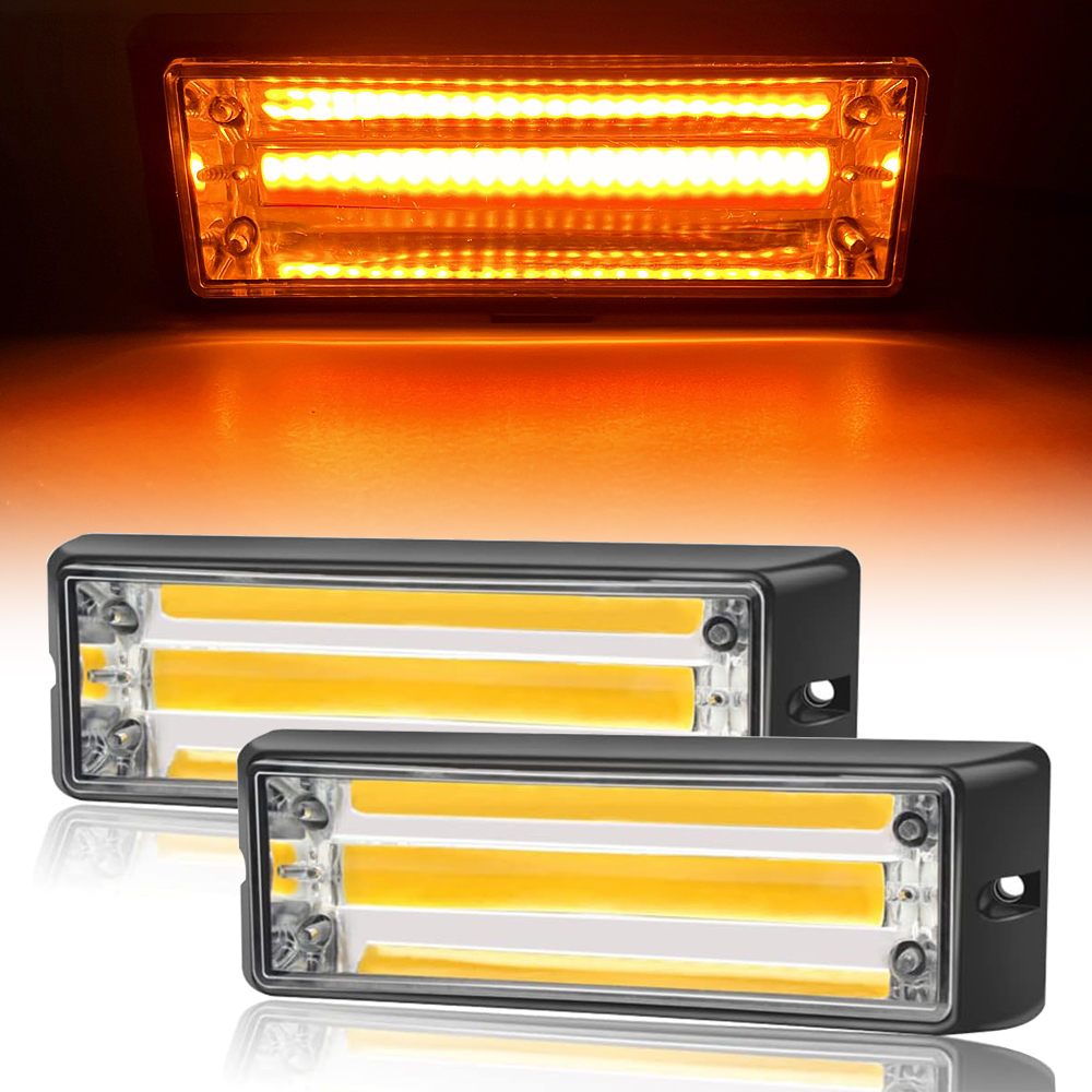 2pcs COB LED Warning Light Eme - مراجعة Sos Light Strobe وسعره