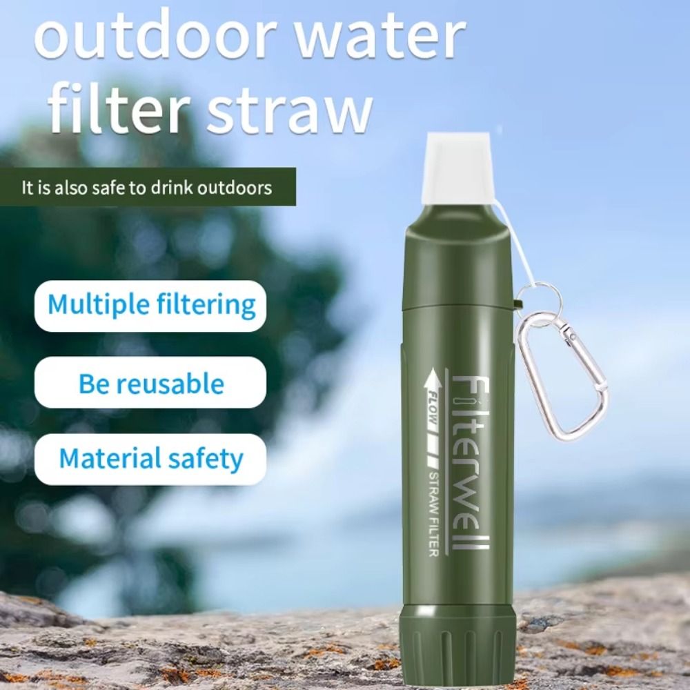 Mini Mini Water Filter Straw P - مراجعة Water Purification Straw وسعره