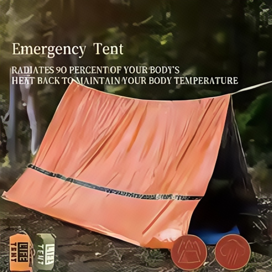 2-Person Emergency Survival Sh - مراجعة Emergency Mylar Tent وسعره