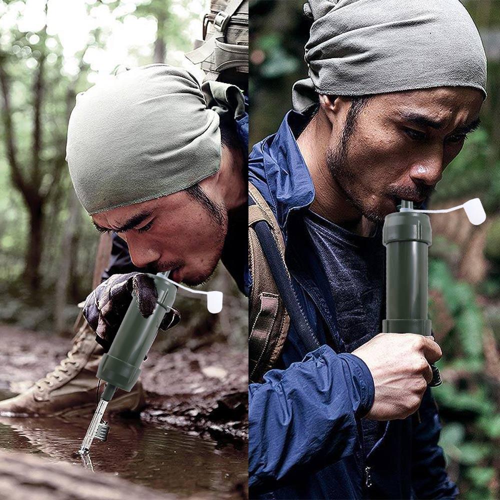 Mini Mini Water Filter Straw S - مراجعة Water Purification Straw وسعره