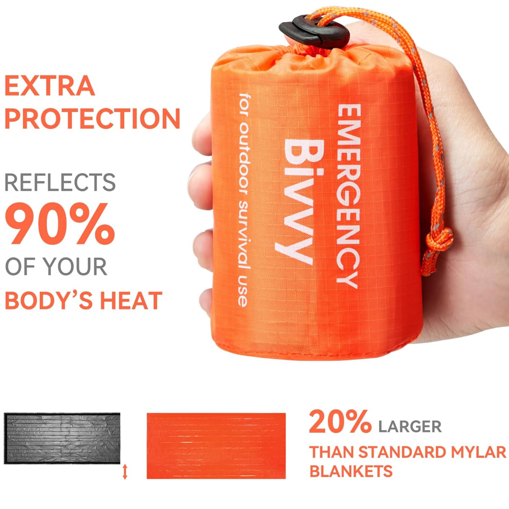 Emergency Sleeping Bag Surviva - مراجعة Bivy Bag Emergency وسعره