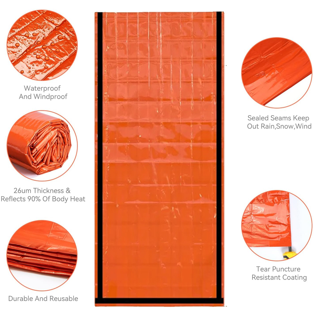 Emergency Sleeping Bag Surviva - مراجعة Bivy Bag Emergency وسعره
