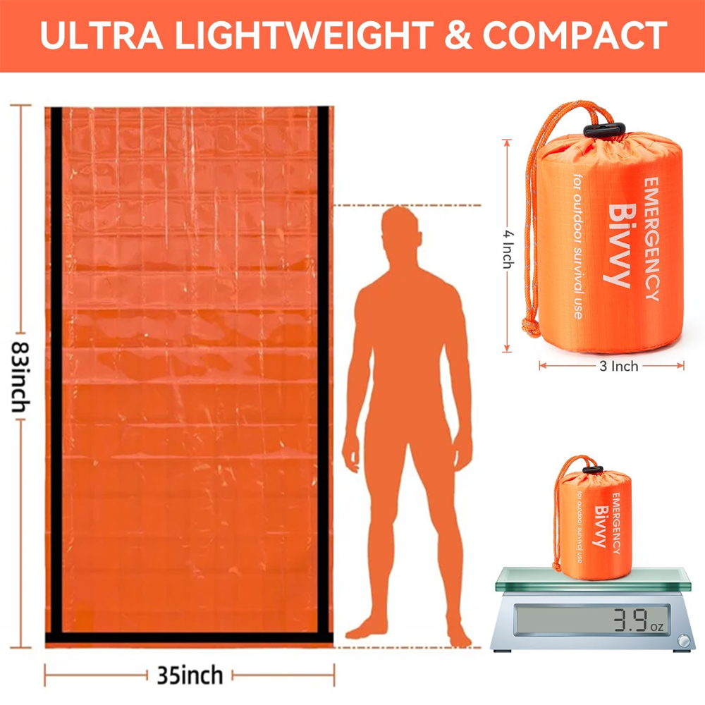 Emergency Sleeping Bag Surviva - مراجعة Bivy Bag Emergency وسعره