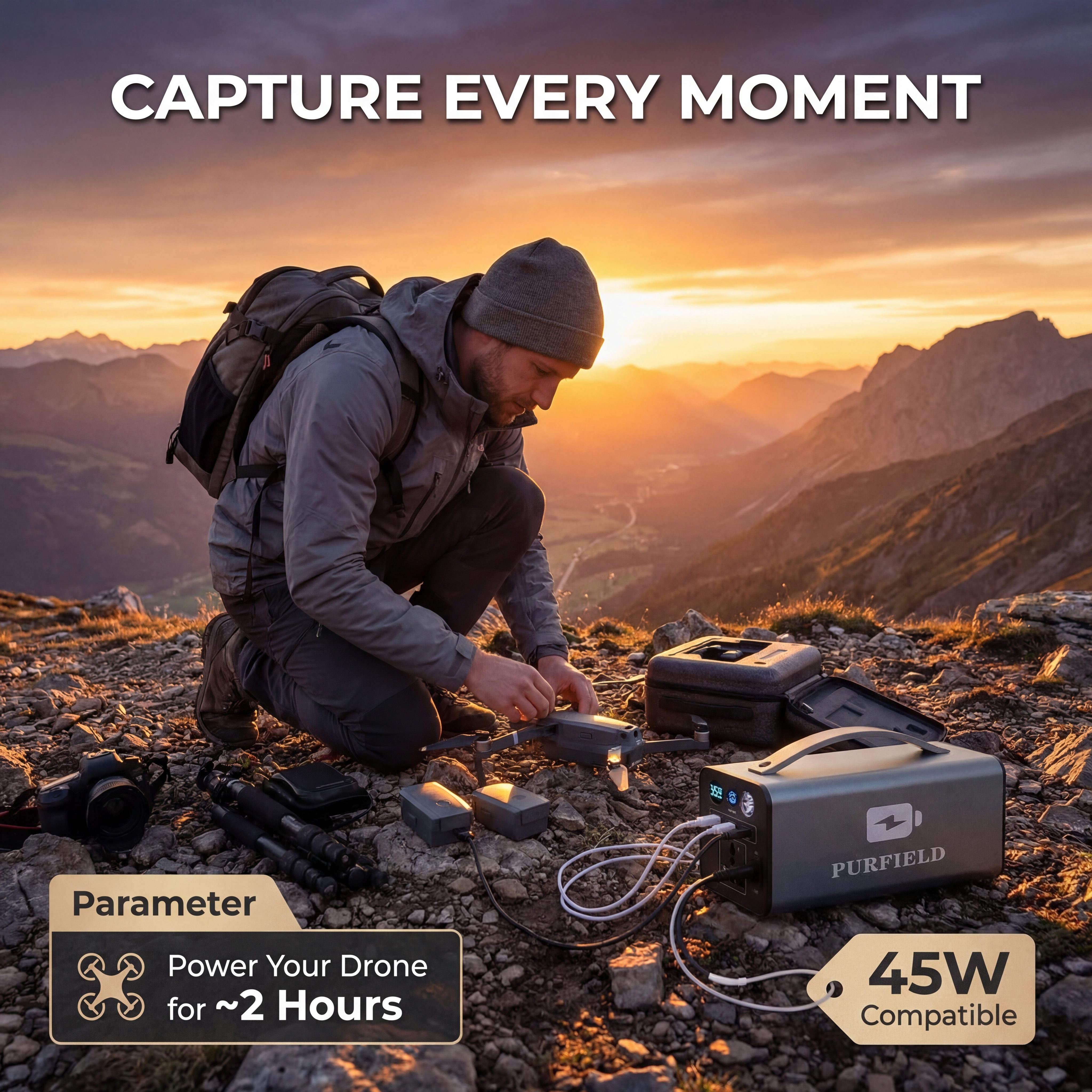 180W Outdoor Power Station 320 - مراجعة Solar Emergency Charger وسعره