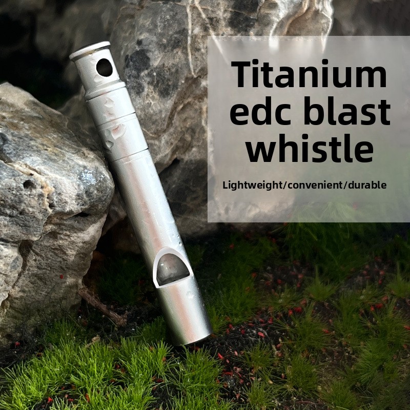 Titanium Alloy Survival Whistl - مراجعة Emergency Whistle Loud وسعره