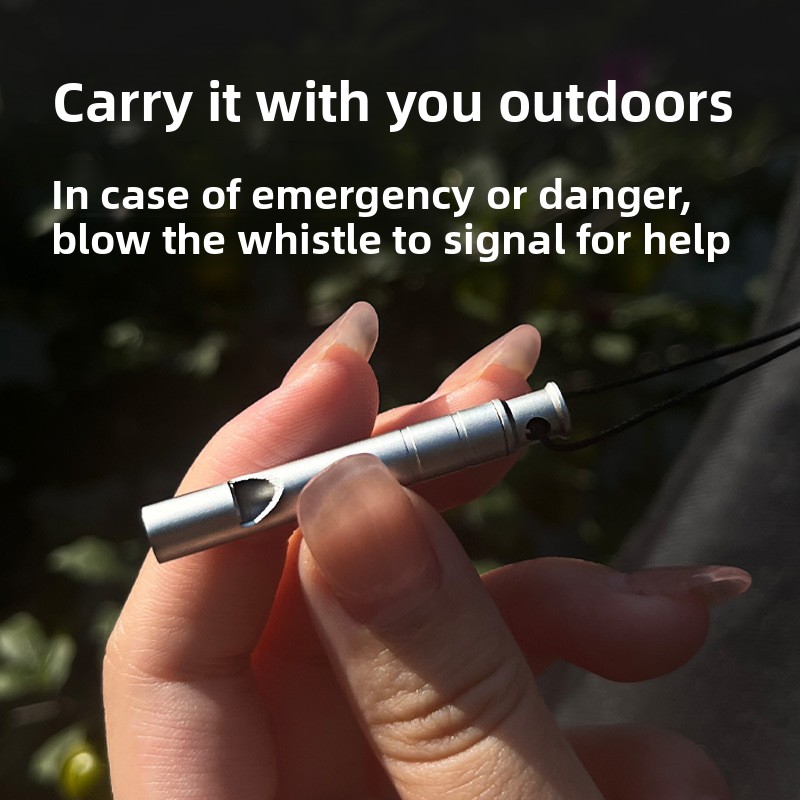 Titanium Alloy Survival Whistl - مراجعة Emergency Whistle Loud وسعره