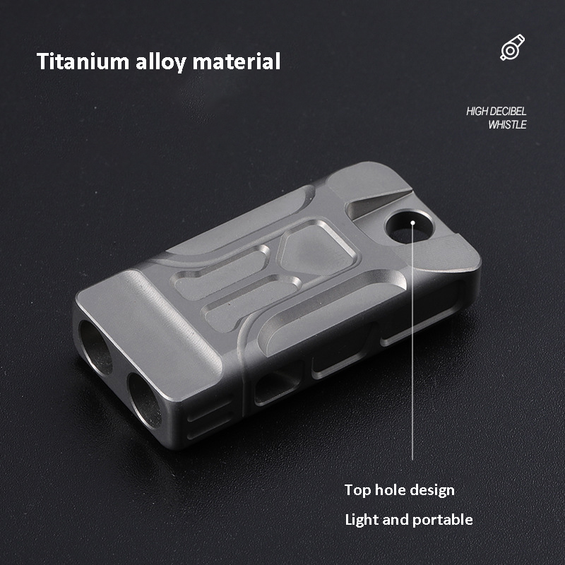 Titanium Alloy Whistle Multifu - مراجعة Emergency Whistle Loud وسعره