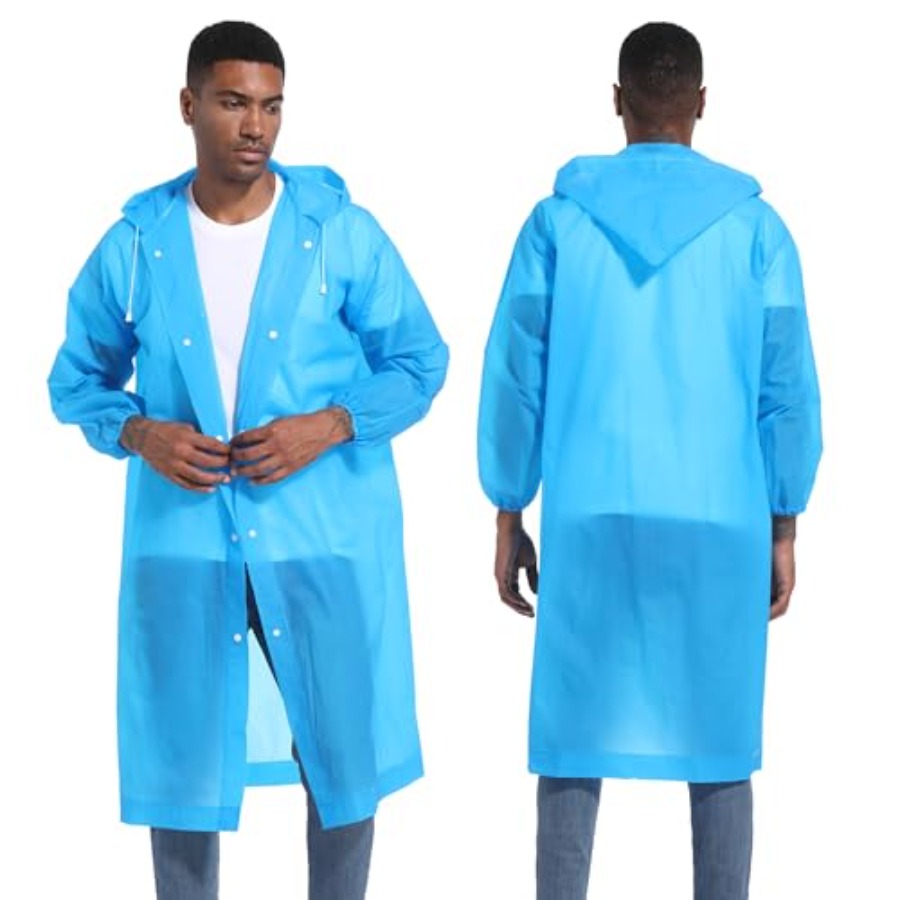 Rain Ponchos for Adults Rainco - مراجعة Emergency Poncho Rain وسعره