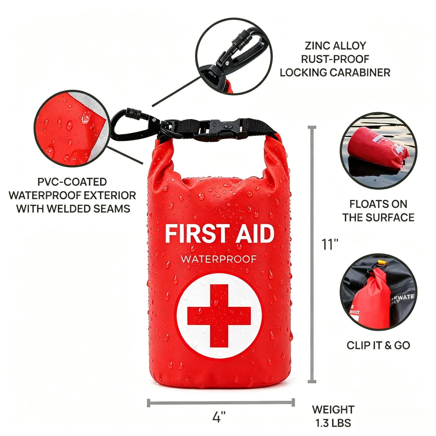 2L Waterproof First Aid Bag Ro - مراجعة Bivy Bag Emergency وسعره