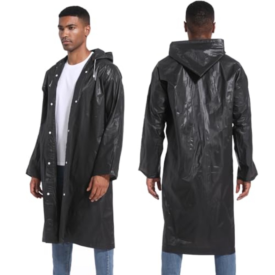 Rain Ponchos for Adults Rainco - مراجعة Emergency Poncho Rain وسعره