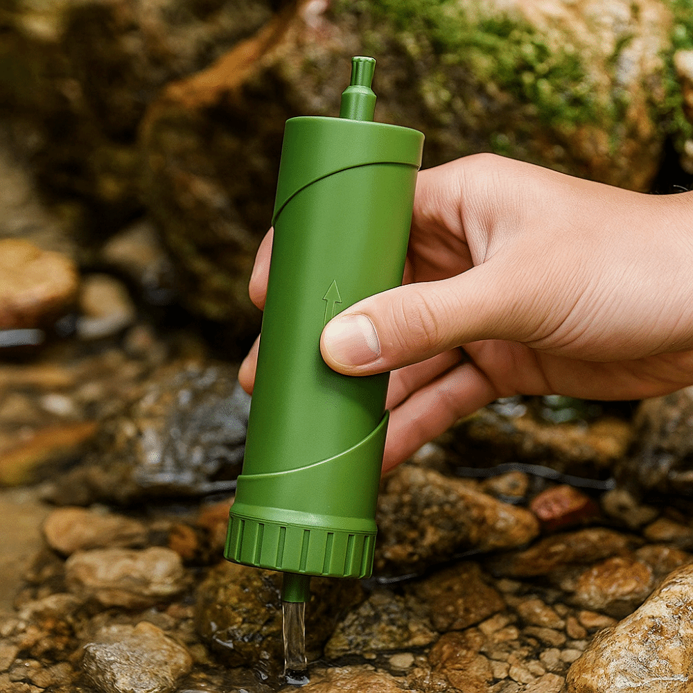 ABS Outdoor Mini Water Filter  - مراجعة Water Purification Straw وسعره