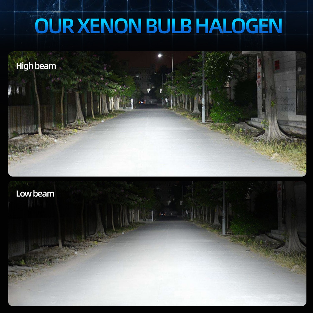 6x Combo LED Headlight 9005 H1 - مراجعة Compass Lensatic وسعره
