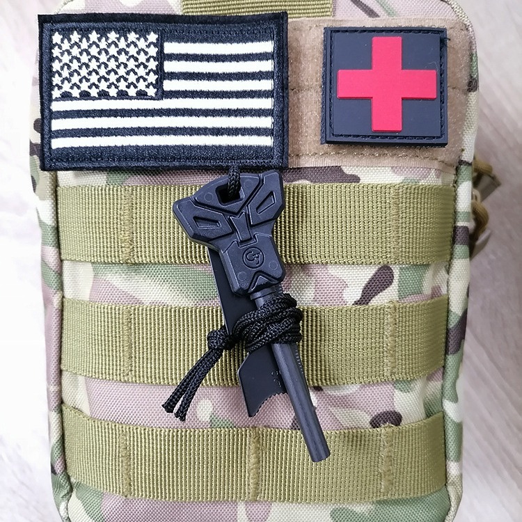 2 SET Outdoor Survival Solid F - مراجعة Magnesium Fire Starter وسعره