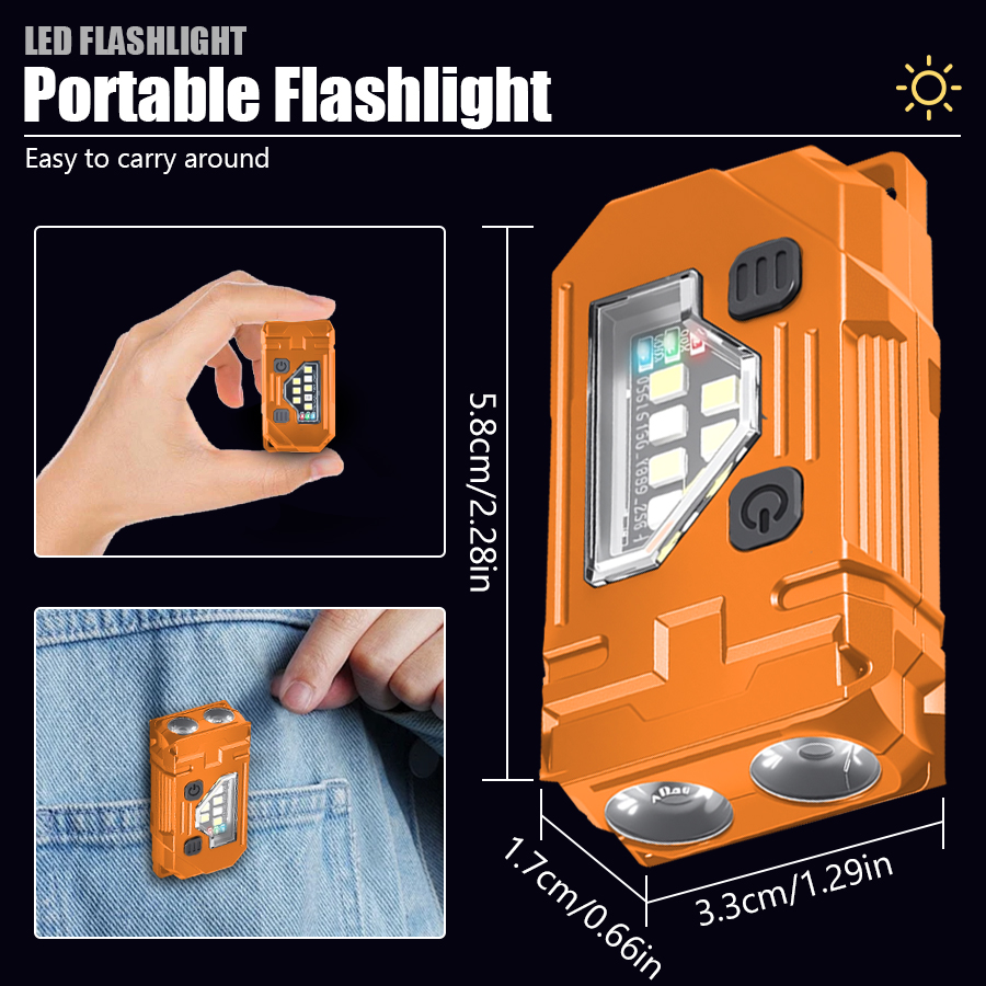 Mini Keychain EDC Flashlight R - مراجعة Fishing Kit Compact وسعره