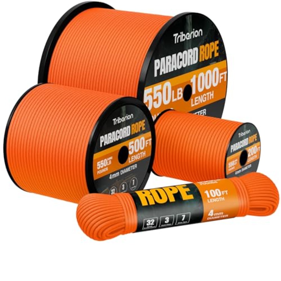Heavy Duty 1000ft 5/32 4MM 7-S - مراجعة Para Cord 1000Ft وسعره