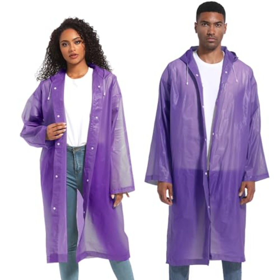 Rain Ponchos for Adults Rainco - مراجعة Emergency Poncho Rain وسعره