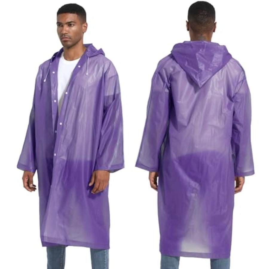 Rain Ponchos for Adults Rainco - مراجعة Emergency Poncho Rain وسعره
