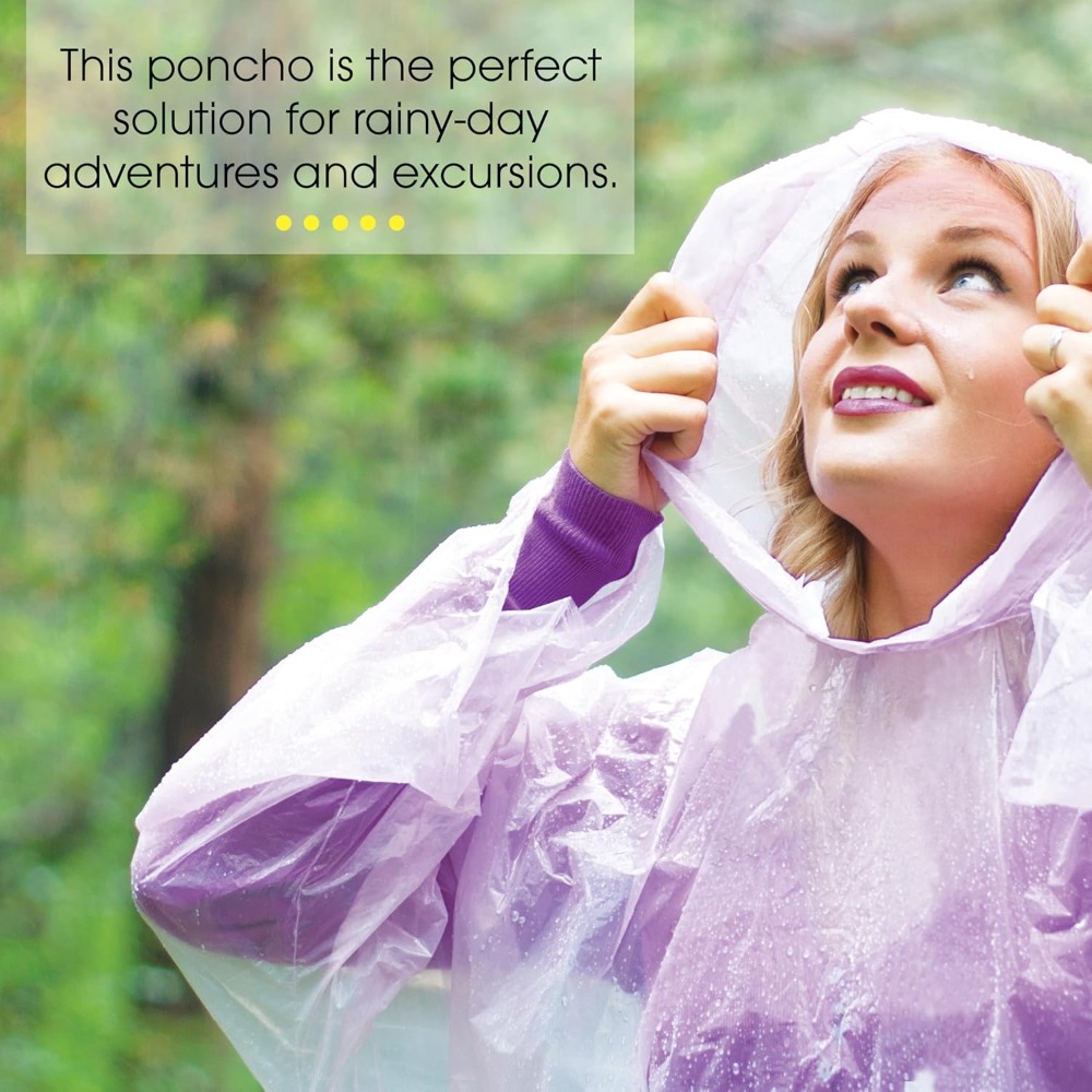 Better Office Products Disposa - مراجعة Emergency Poncho Rain وسعره
