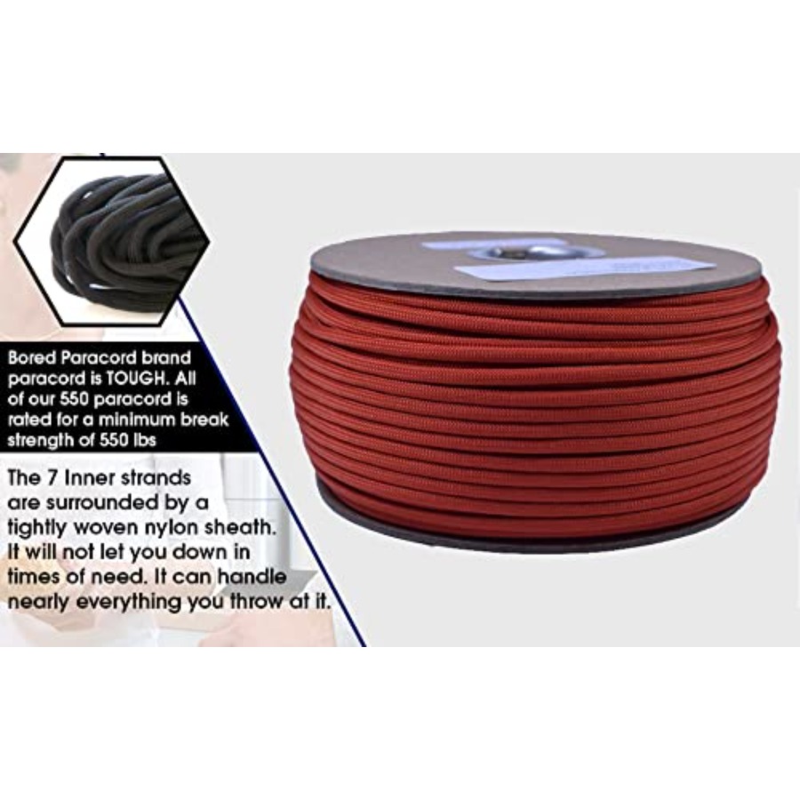 Paracord 1000 ft. Spool - Blac - مراجعة Para Cord 1000Ft وسعره