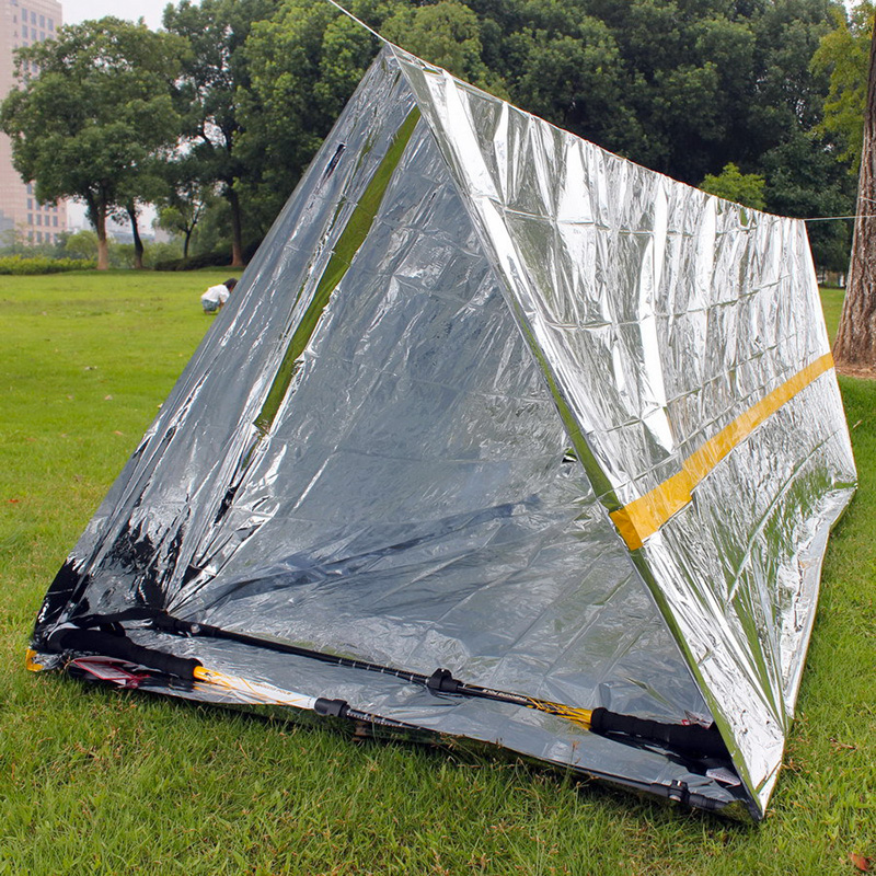 Lightweight Emergency Shelter  - مراجعة Emergency Mylar Tent وسعره