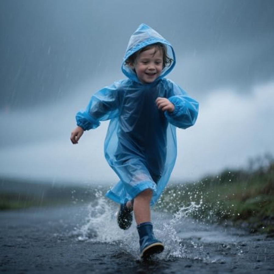 GAOHUI 4/6 Pack Disposable Rai - مراجعة Emergency Poncho Rain وسعره
