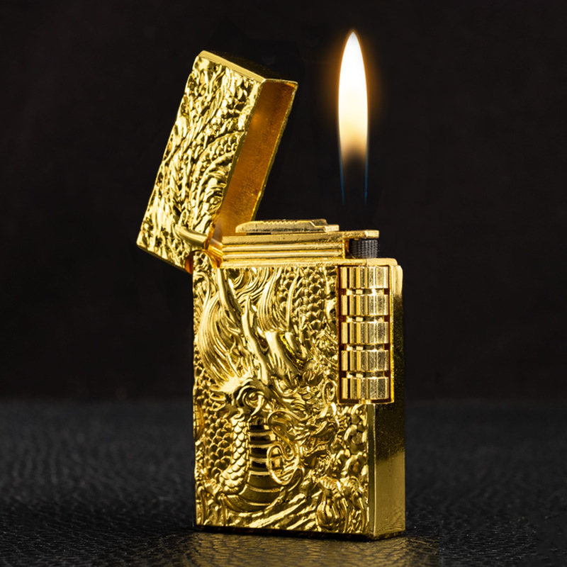 Dragon Gas Lighter Grinding Je - مراجعة Fire Starting Kit وسعره