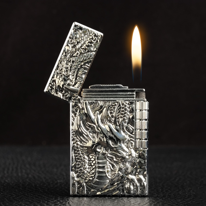 Dragon Gas Lighter Grinding Je - مراجعة Fire Starting Kit وسعره