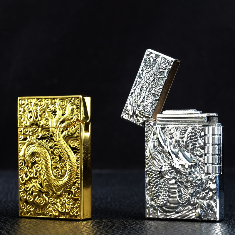 Dragon Gas Lighter Grinding Je - مراجعة Fire Starting Kit وسعره