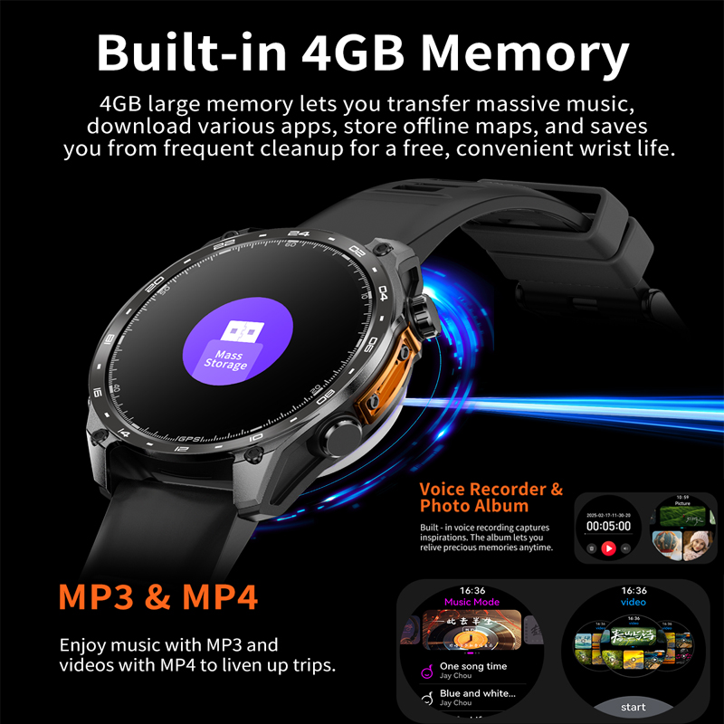 HD300 Pro Men Smart Watch AMOL - مراجعة Compass Lensatic وسعره